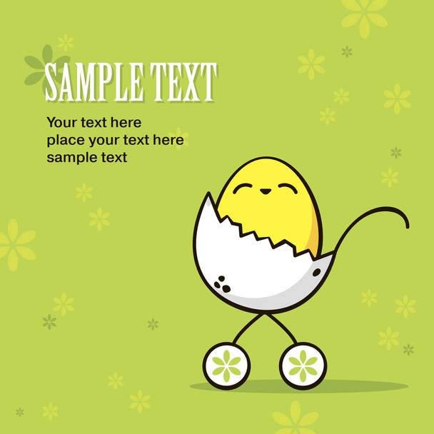 Easter card - Vector, imagen