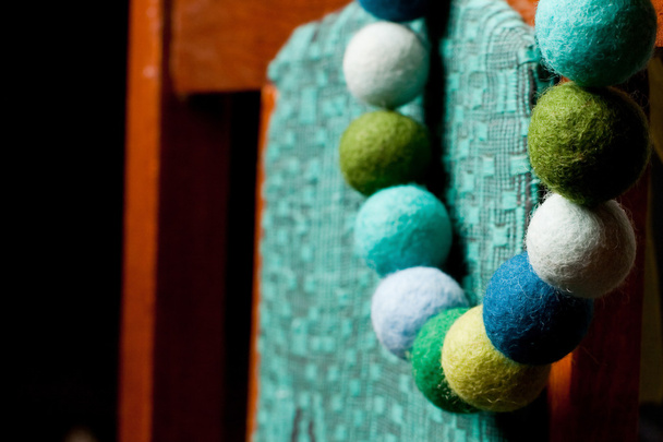 Green beads - Photo, Image
