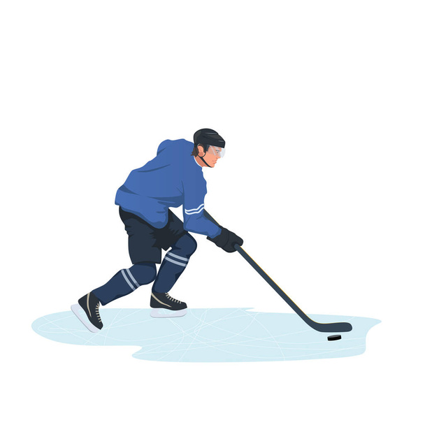Ice Hockey Vector Cartoon Clipart. Winter Sports Background With Hockey  Athlete Playing Winter Olympics Competition. 3D Flat Isolated Isometric  People Illustration. Royalty Free SVG, Cliparts, Vectors, and Stock  Illustration. Image 90817380.