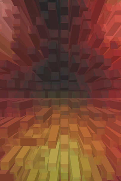 abstract colorful cubes, creative wallpaper design - Fotó, kép