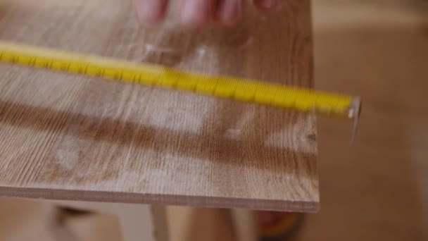 Hands measure length - Footage, Video