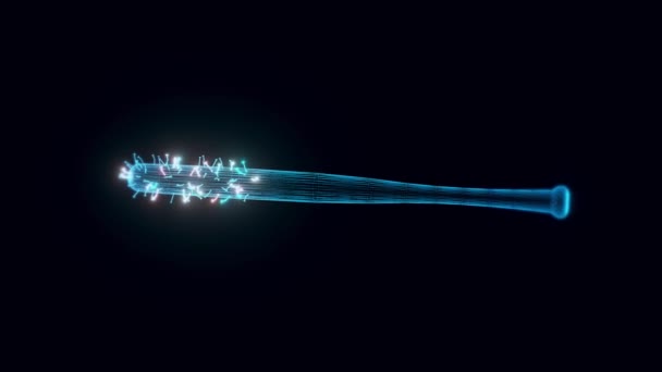 Çivi hologramlı beyzbol sopası dönüyor - Video, Çekim
