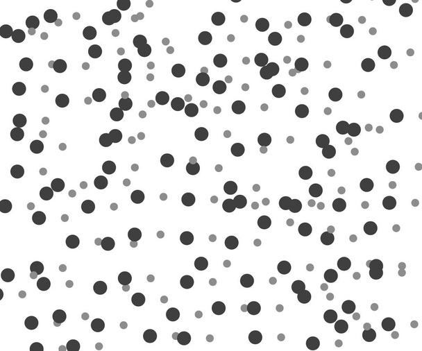 black and white polka dot pattern background, web icon, symbol, sign, romantic wedding, love card - vector abstract background vector. - Vector, Image