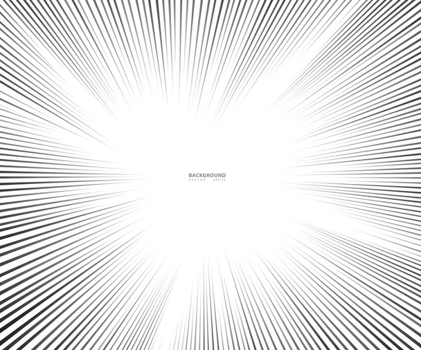 Скоростные линии Летающие частицы Бесшовный узор, Бой штамп графическая текстура манга, Комикс скорость горизонтальные линии на белом фоне - Вектор,изображение