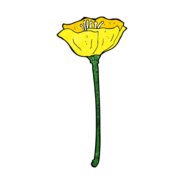 kreslený květ - Vektor, obrázek