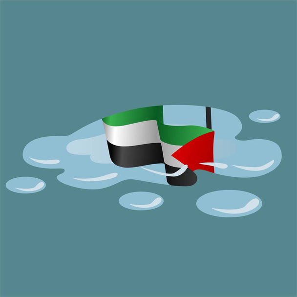Παλαιστίνη και το σύμβολο της ανεξαρτησίας με το θέμα της ελευθερίας για την Παλαιστίνη φόντο 10 διανυσματική απεικόνιση σχεδιασμού. - Διάνυσμα, εικόνα