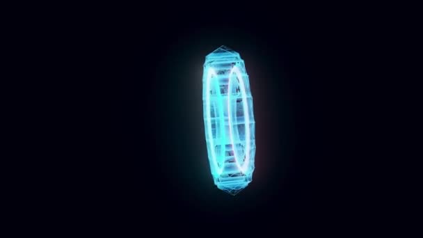 Scheibenfräser Hologramm Rotierend - Filmmaterial, Video