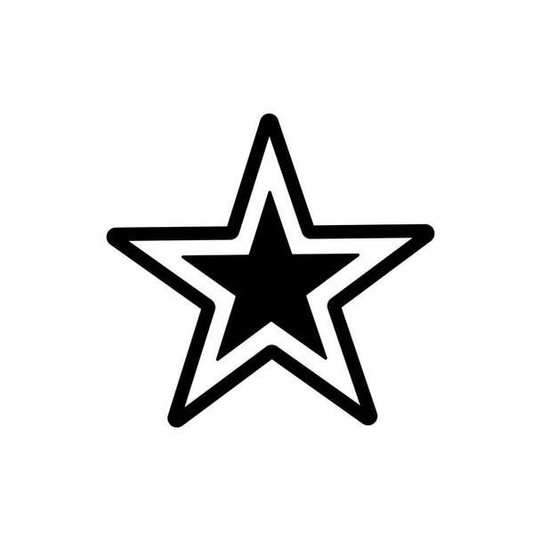 Ikona Hvězda - stock vektor - Vektor, obrázek
