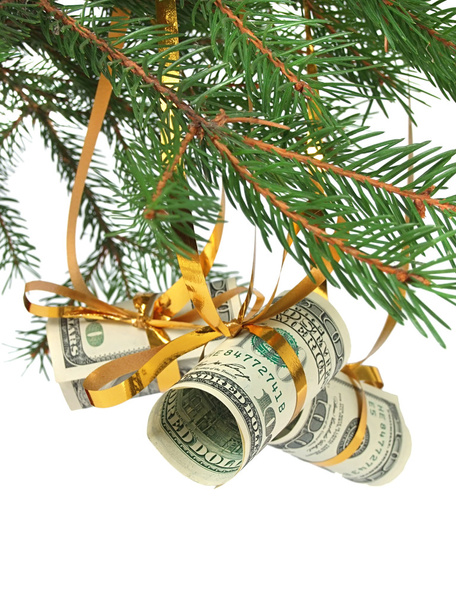 dolarů na vánoční stromeček - Fotografie, Obrázek