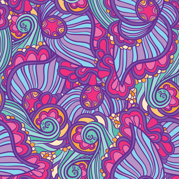 Abstract violet wavy pattern - Wektor, obraz