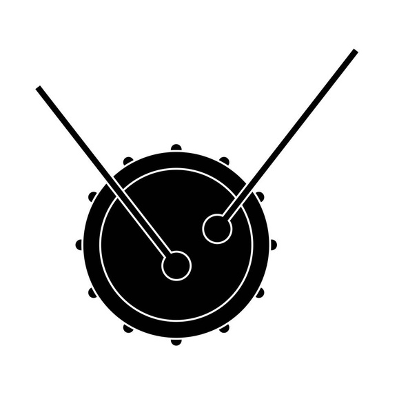 wzór ikony logo bębna - Zdjęcie, obraz