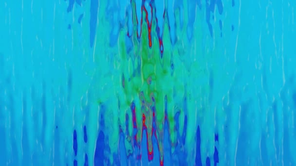 Abstract Vibrant Vertical Fluid Lines Digital Rendering - Footage, Video