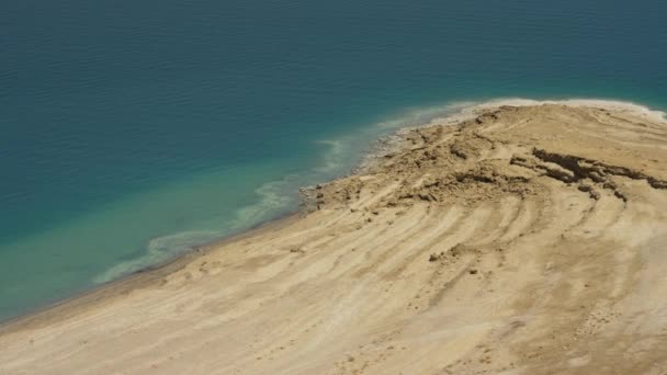 Vista della costa del Mar Morto - Filmati, video