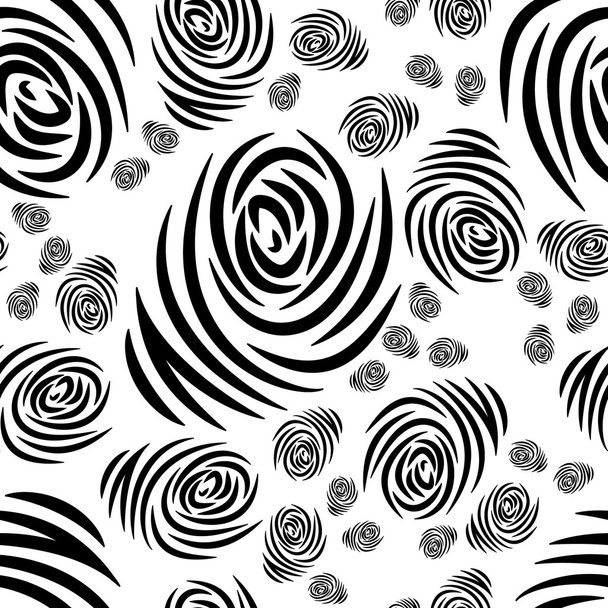 fingerprint seamless pattern - Vetor, Imagem