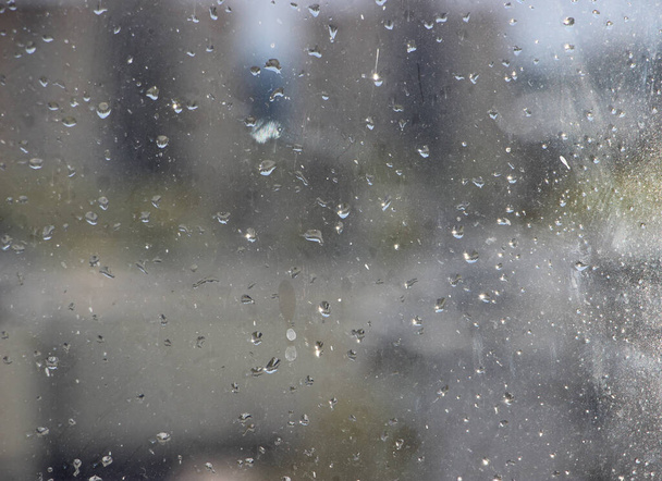 краплі дощу на вікні крупним планом
 - Фото, зображення
