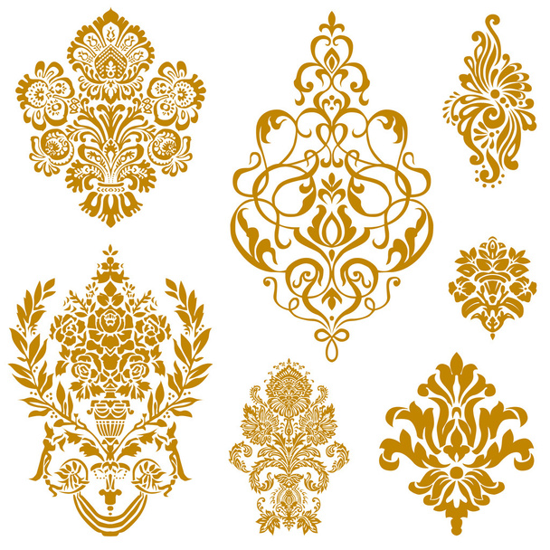 Set of ornate vector ornaments. Perfect for invitations or announcements. - Vector, Image