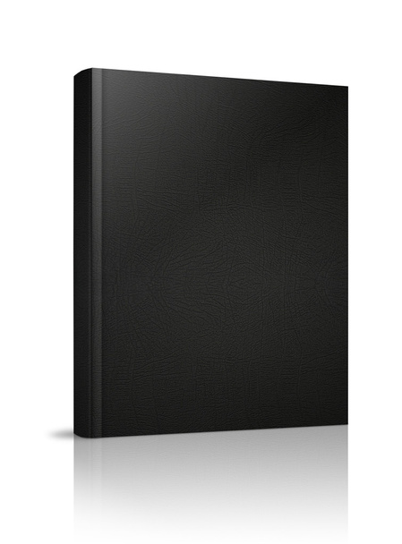 Copertina in pelle libro isolato su sfondo bianco
 - Foto, immagini