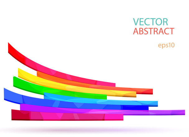Background with colored stripes - Vektor, kép