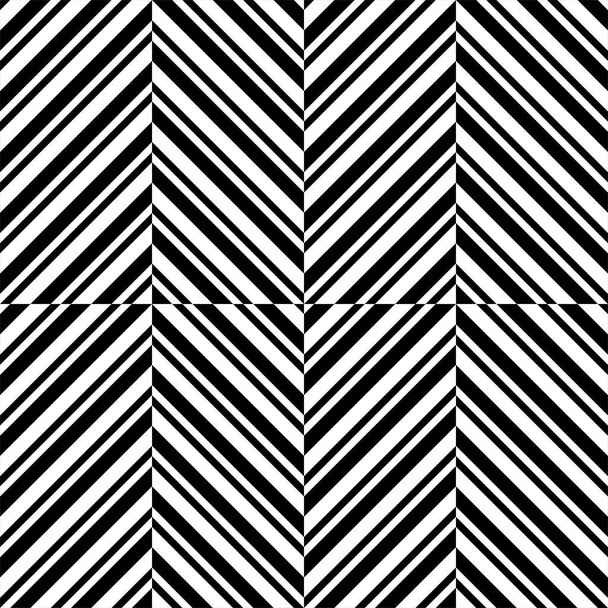 抽象的なシームレスパターン。ストライプとラインだ。幾何学的ベクトル背景。黒と白の質感。グラフィックモダンなパターン. - ベクター画像