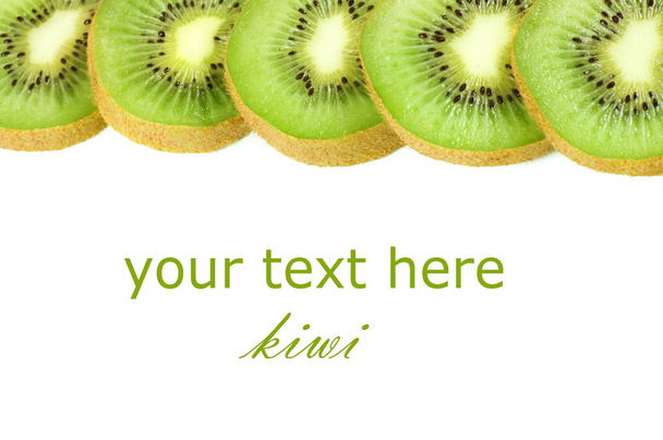 Fresh kiwi isolated on white background - Photo, image