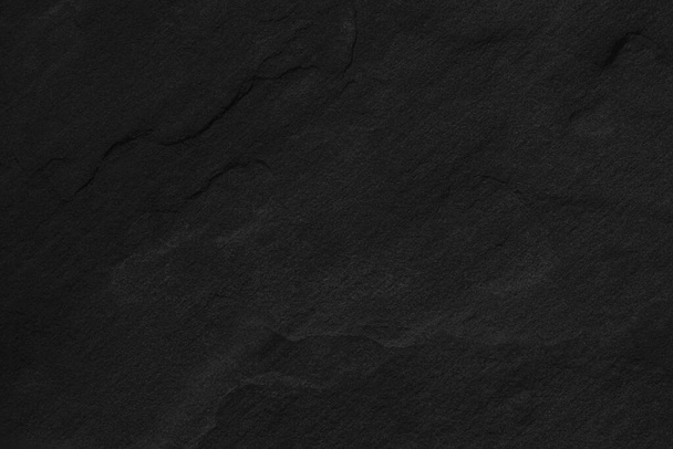 Fondo de textura negra piedra. Cemento oscuro, grunge de hormigón. Azulejo gris, patrón de mármol, fondo negro de pared en blanco para el diseño - Foto, Imagen