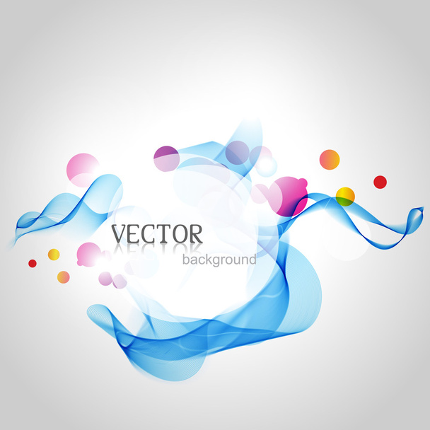 Stylish colorful elegant artwork design - Vector, Image