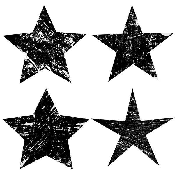 grunge αστέρια - Διάνυσμα, εικόνα