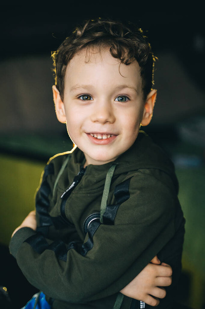 boy smiling, close-up - Foto, Bild