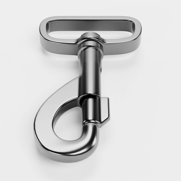 Realistic 3D Render of Snap Hook - Photo, Image