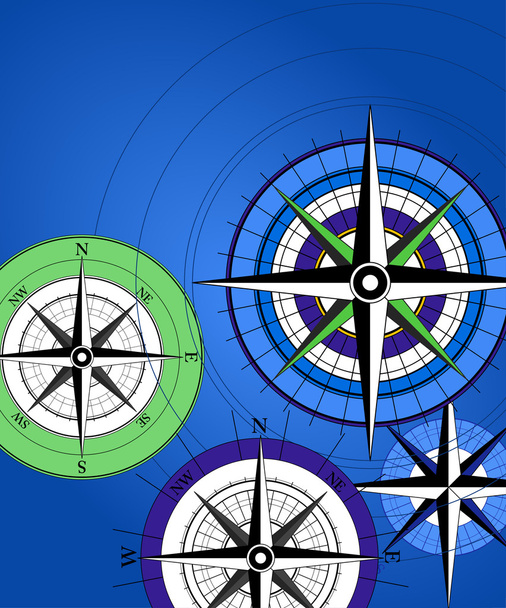 компас іконки
 - Вектор, зображення