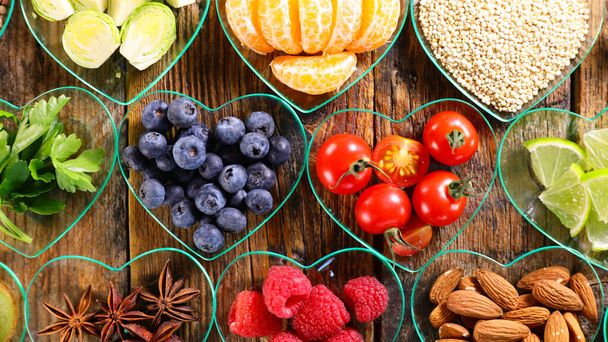 health food- selection of fresh fruits - Zdjęcie, obraz