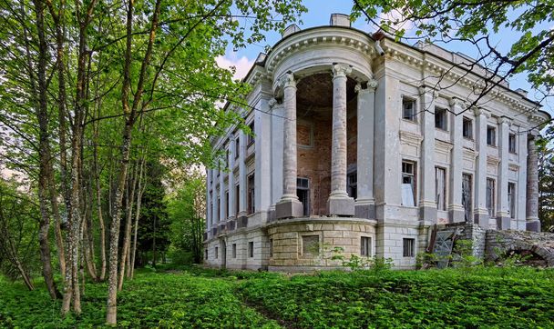 El edificio de la finca familiar de los Demidov. Taytsy, Región de Leningrado, Rusia - Foto, imagen