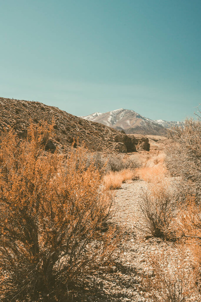 Beautiful landscape seen from Mojave Desert in Nevada - Φωτογραφία, εικόνα