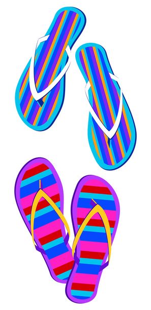 slippers - Vector, afbeelding