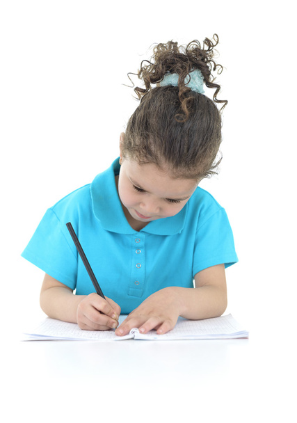 Hausaufgaben-Mädchen - Foto, Bild