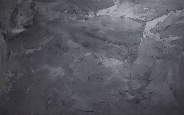 Pared de cemento gris con textura de estuco, fondo de hormigón rústico - Foto, imagen