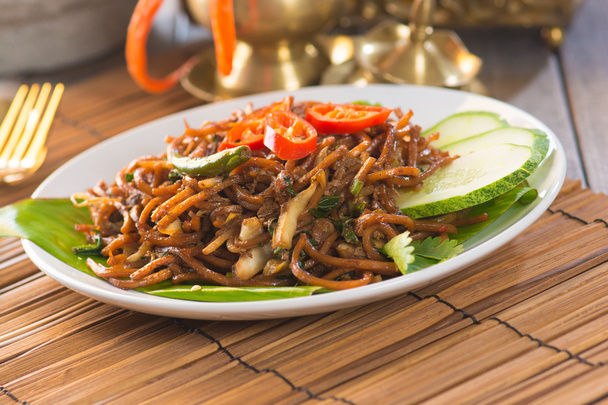 Stir-fried noodles Chow mein - Foto, Imagen