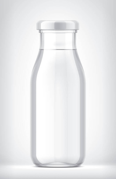 Glass Bottle on Background.  - Photo, Image