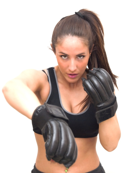 Beautiful boxing woman  - Photo, Image