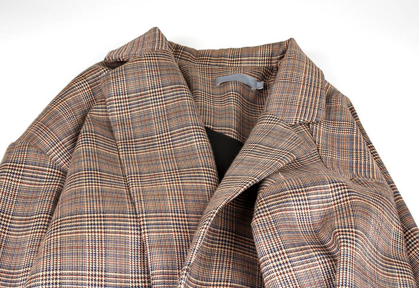 items of clothing made of checkered material - Foto, Bild