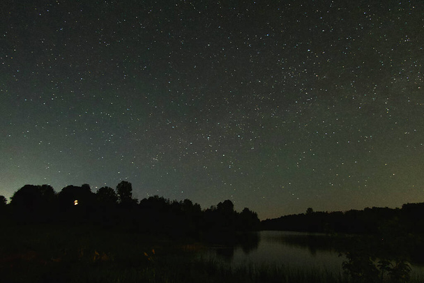 Nachthimmel voller Sterne - Foto, Bild