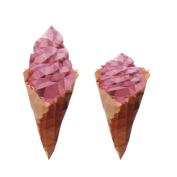 Ice Cream Icon vector - Вектор,изображение