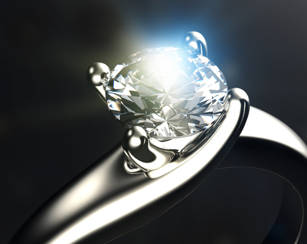 gyémánt gyűrű - Fotó, kép