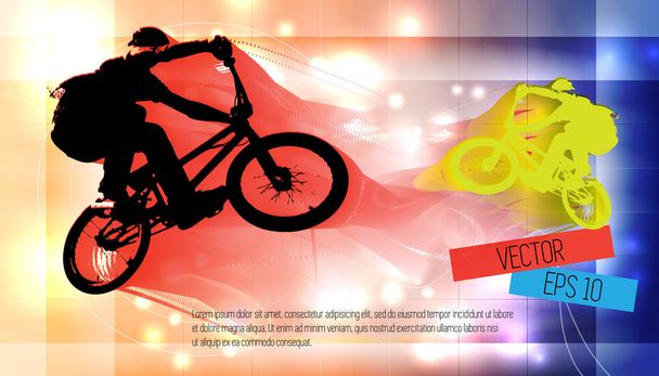 BMX cyklista - Vektor, obrázek