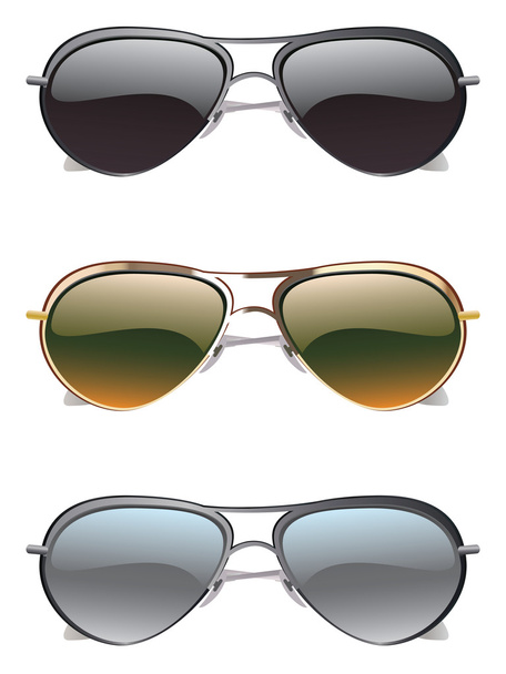 ícones de óculos de sol
 - Vetor, Imagem
