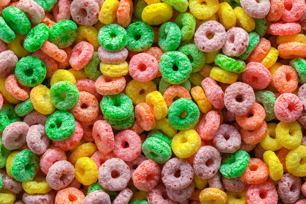 Pile di frutta Cereale sfondo Texture Close Up. - Foto, immagini