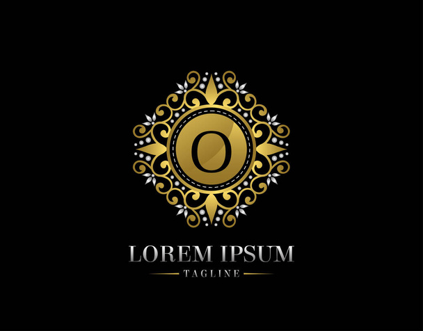 Luxury Boutique Letter O Logo Design. Graceful Ornate Icon Vector Design.  - Vector, Image