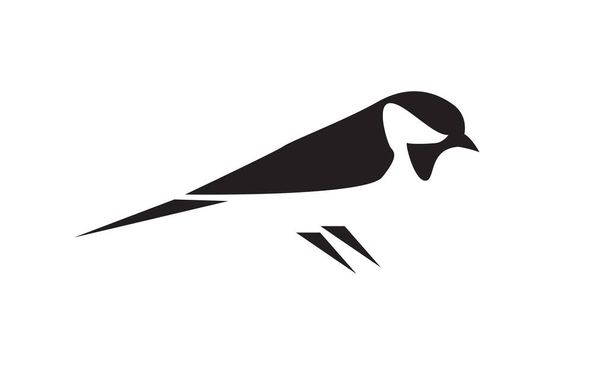 ροκ σπουργίτι σύμβολο σύμβολο πουλί διάνυσμα εικονίδιο εικονογράφηση γραφικός σχεδιασμός - Διάνυσμα, εικόνα