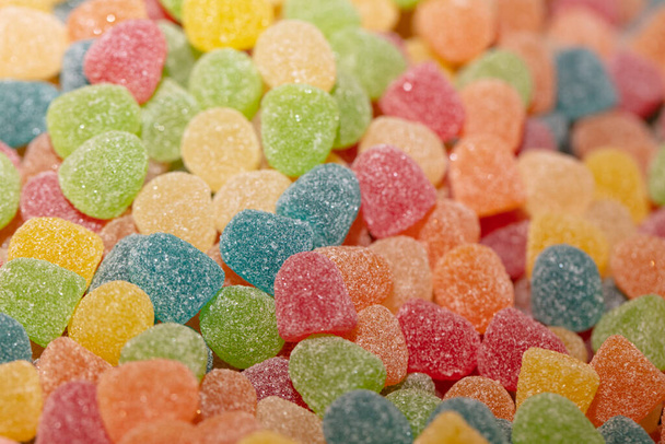Multicolore bonbons gelée fond texturé - Photo, image