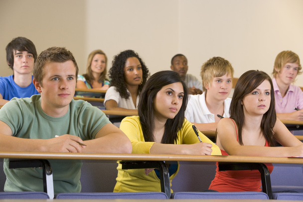 College students listening to a university lecture - Foto, imagen